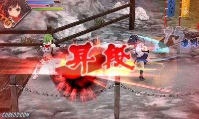 Screenshot for Senran Kagura: Shoujotachi no Shinei on Nintendo 3DS