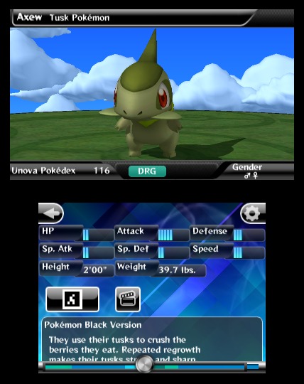 Screenshot for Pokédex 3D on Nintendo 3DS