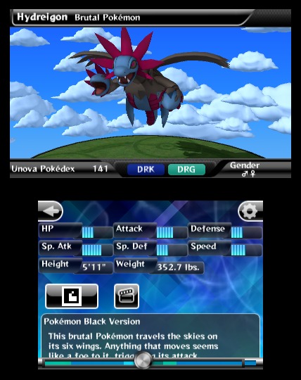 Screenshot for Pokédex 3D on Nintendo 3DS