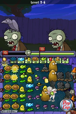 Screenshot for Plants VS Zombies on Nintendo DS