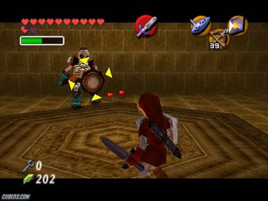 Screenshot of The Legend of Zelda: Ocarina of Time / Master Quest (GameCube,  2002) - MobyGames