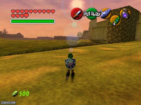 Screenshot of The Legend of Zelda: Ocarina of Time / Master Quest (GameCube,  2002) - MobyGames