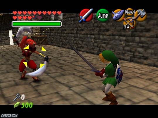 Screenshot of The Legend of Zelda: Ocarina of Time / Master Quest