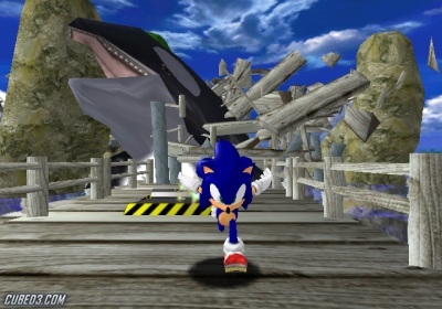 Screenshot for Sonic Adventure DX Director's Cut on GameCube