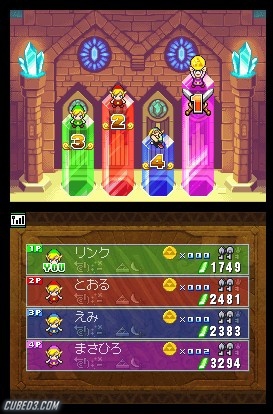 Screenshot for The Legend of Zelda: Four Swords Anniversary Edition on Nintendo DS