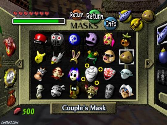 The Legend of Zelda: Majora's Mask on (Nintendo 64 / Wii Virtual ...