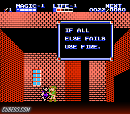 Screenshot for Zelda II: The Adventure of Link on NES