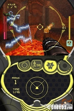 Screenshot for Metroid Prime Hunters: First Hunt Demo on Nintendo DS