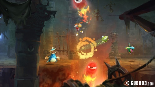 Screenshot for Rayman Legends (Hands-On) on Wii U