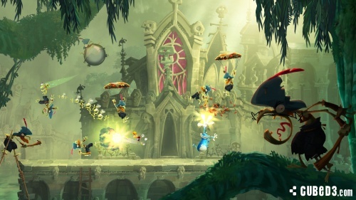 Screenshot for Rayman Legends (Hands-On) on Wii U