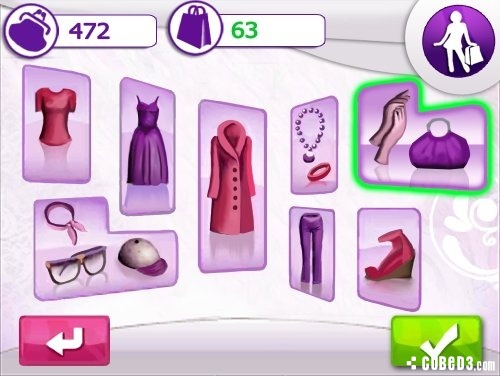 Screenshot for Imagine: Fashion Designer 3D on Nintendo 3DS