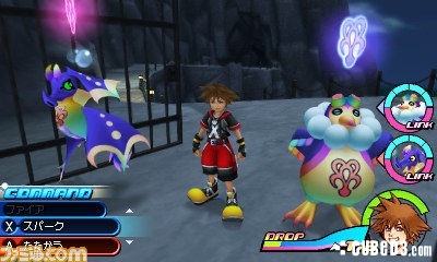 Image for Sora Drops into the World of Tron in Kingdom Hearts 3DS