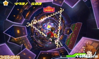 Image for Sora Drops into the World of Tron in Kingdom Hearts 3DS