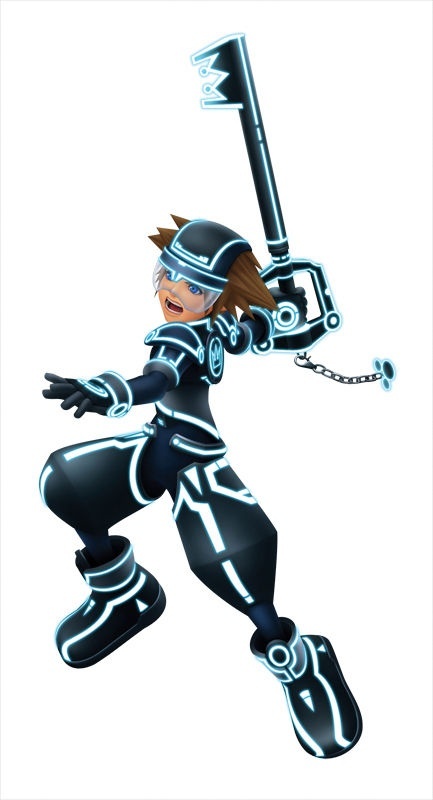 Image for Sora Drops into the World of Tron in Kingdom Hearts 3DS