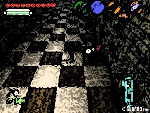 This distorted screenshot is of the room before a Poe in Legend of Zelda: Ocarina of Time. Which Poe is it?