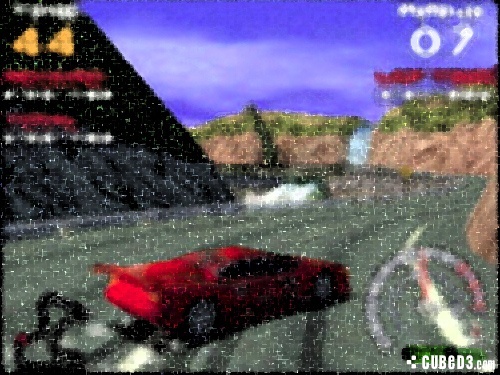 The following distorted image is from which Nintendo 64 racing game?