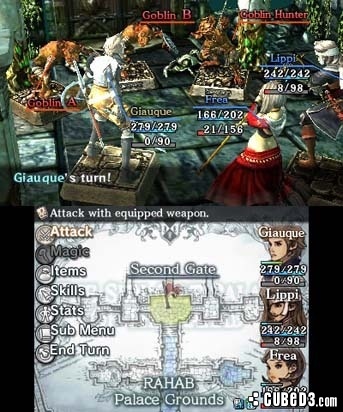 Screenshot for Crimson Shroud on Nintendo 3DS