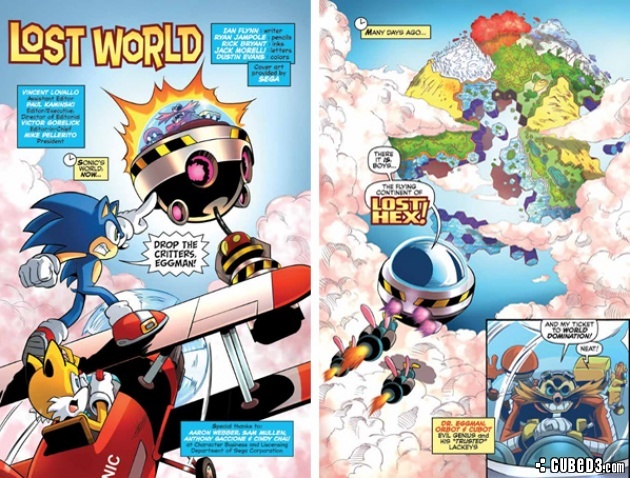 Image for New Sonic Lost World Comic Adaptation Coming to Halloween ComicFest