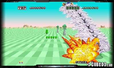 Screenshot for 3D Space Harrier on Nintendo 3DS