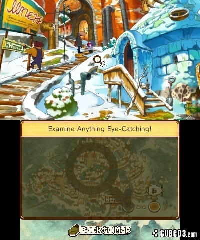 Screenshot for Professor Layton and the Azran Legacy on Nintendo 3DS