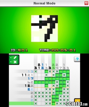 Screenshot for Picross e2 on Nintendo 3DS