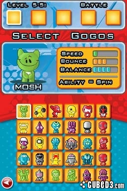 Screenshot for GoGo's Crazy Bones on Nintendo DS