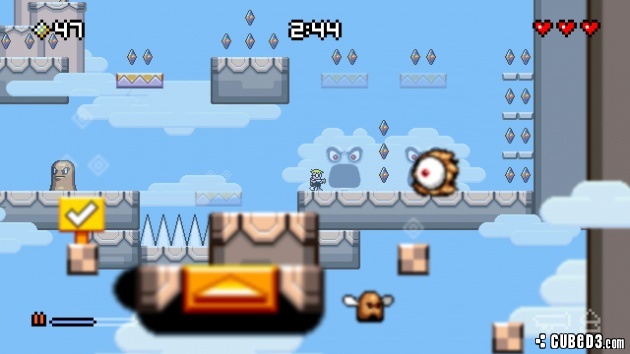 Screenshot for Mutant Mudds Deluxe on Wii U