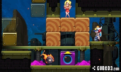 Screenshot for Mighty Switch Force! 2 on Nintendo 3DS