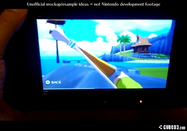 Image for How Zelda: Wind Waker Might Work on Wii U: Gameplay Video Mock-up