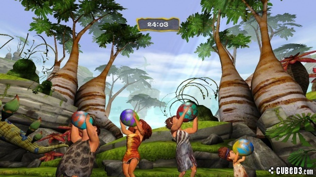Screenshot for The Croods: Prehistoric Party! on Wii U