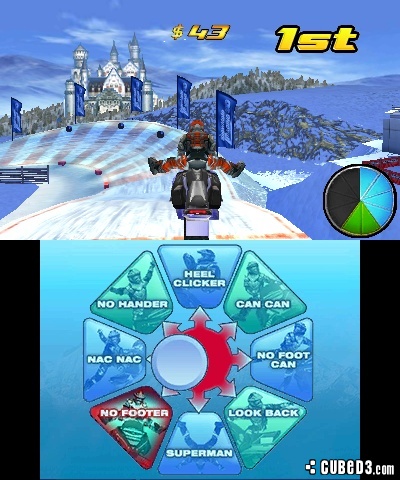 Screenshot for Snow Moto Racing 3D on Nintendo 3DS