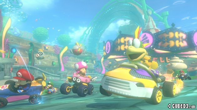 Screenshot for Mario Kart 8 (April 2014 Hands-on) on Wii U
