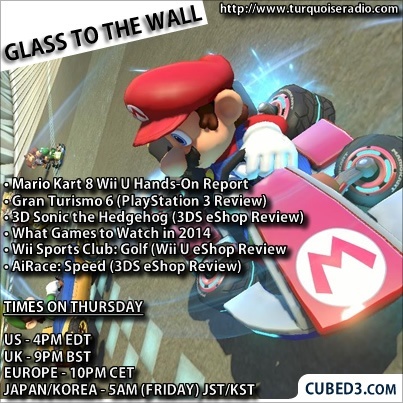 Image for Glass to the Wall Episode 53 - Mario Kart 8 Hands-On, 2014