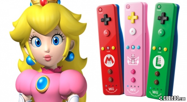 Image for New Princess Peach Pink Wii Remote Plus Announced