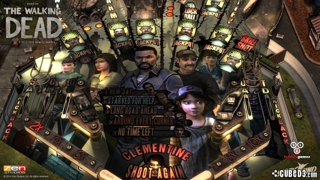 Screenshot for Zen Pinball 2: The Walking Dead on Wii U