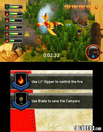 Screenshot for Planes: Fire & Rescue on Nintendo 3DS