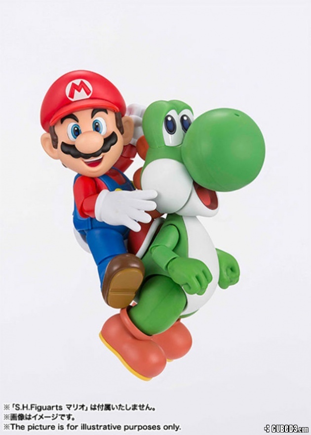 Image for Mario Can Ride Yoshi in New Figuarts Figure