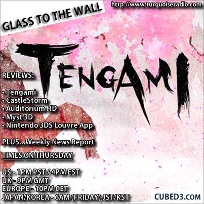 Image for Glass to the Wall Episode 47 - Tengami, CastleStorm, Myst 3D, Auditorium HD, Nintendo Louvre App