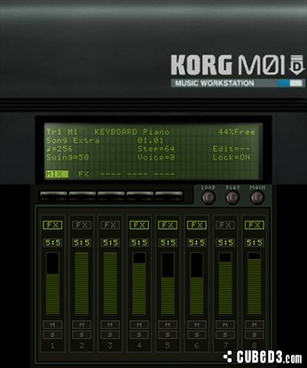 Screenshot for KORG M01D on Nintendo 3DS