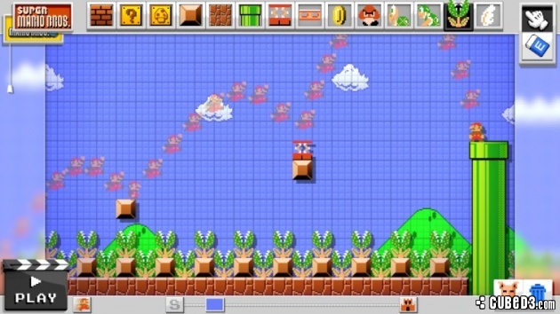 Screenshot for Mario Maker (Hands-On) on Wii U