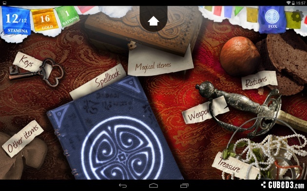 Screenshot for Sorcery! on Android