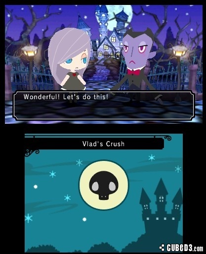 Screenshot for Gabrielle's Ghostly Groove 3D on Nintendo 3DS