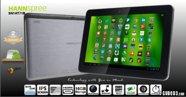 Image for Feature | Tech Up! – 10.1-Inch HANNSpad Tablet PC