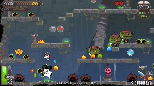 Screenshot for Poöf vs. The Cursed Kitty on PC