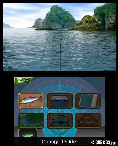 Screenshot for Reel Fishing Paradise 3D on Nintendo 3DS