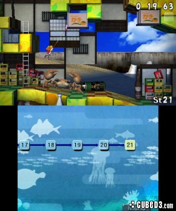 Screenshot for Yumi's Odd Odyssey on Nintendo 3DS