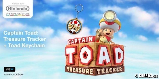 Image for Adorable Captain Toad Keychain Bonus from Nintendo UK