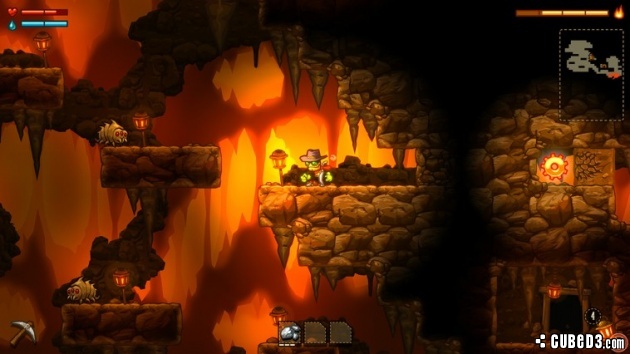 Screenshot for SteamWorld Dig on Wii U