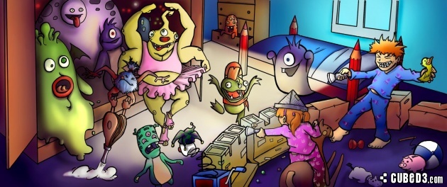 Image for Debut Artwork for Toys vs Monsters 3DS