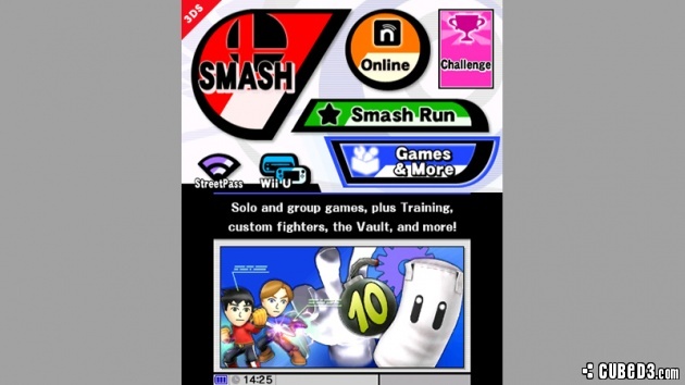 Image for Super Smash Bros. Games & More Menu Detailed